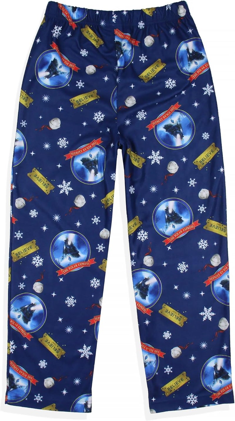 INTIMO Polar Express Boys' Christmas Movie Believe Train Pajama Sleep Pants - Image 4